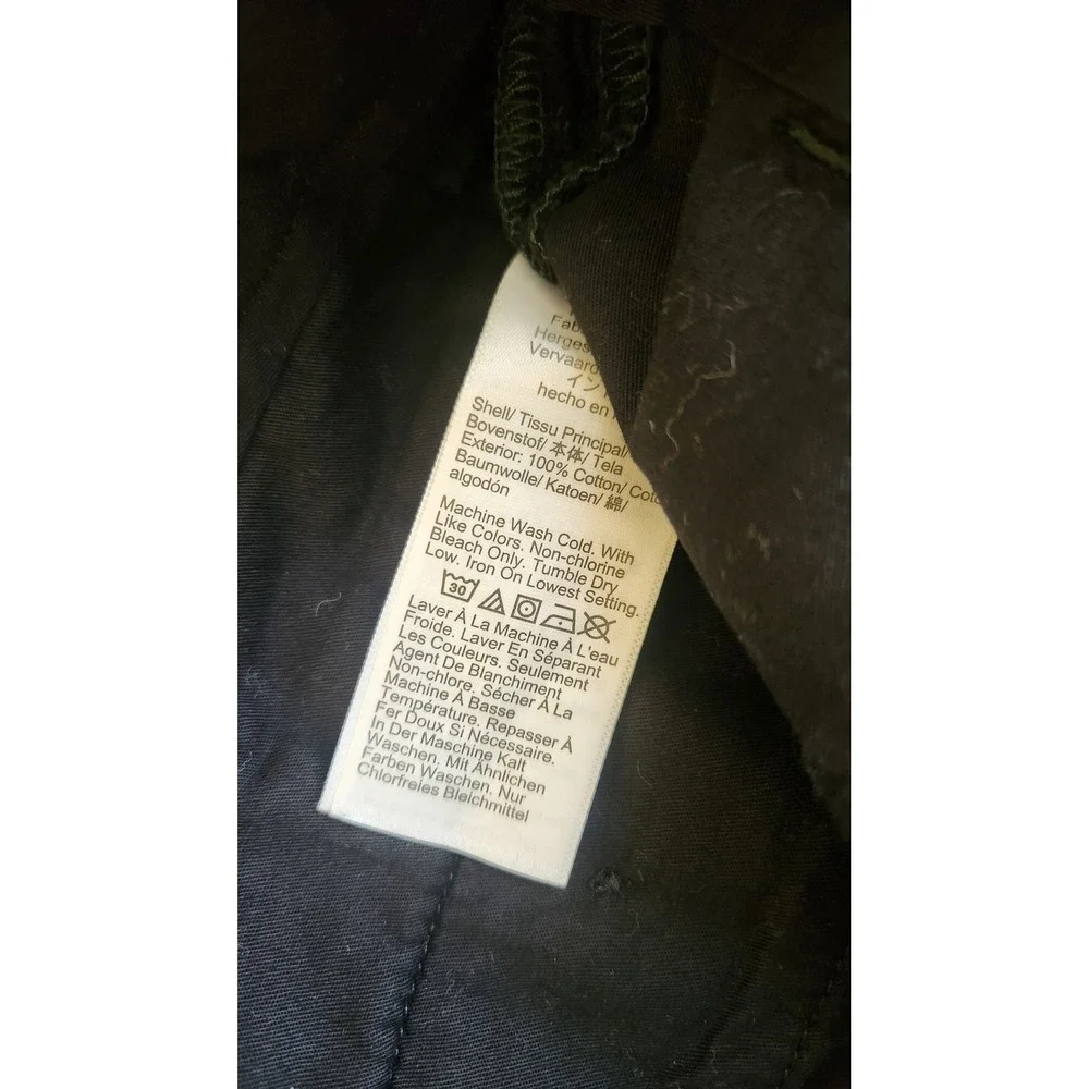 Madewell Mens Black Corduroy Straight Leg Pleated Trousers‎ Size 30X31 NWT